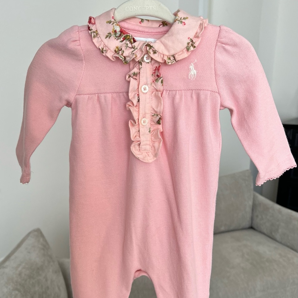 Ralph Lauren pink onesie